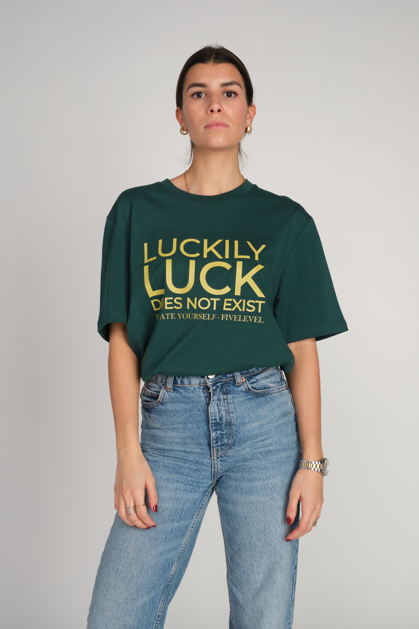 LUCK T-Shirt - Petrol Green