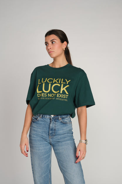 LUCK T-Shirt - Petrol Green