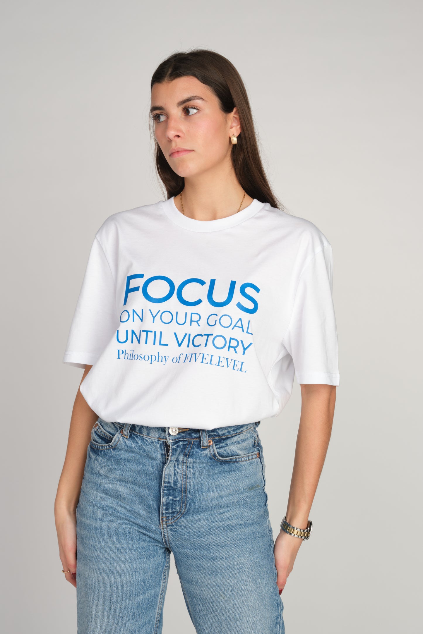 FOCUS  T-Shirt- White