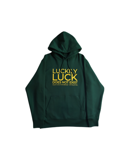 LUCK Hoodie - Petrol Green